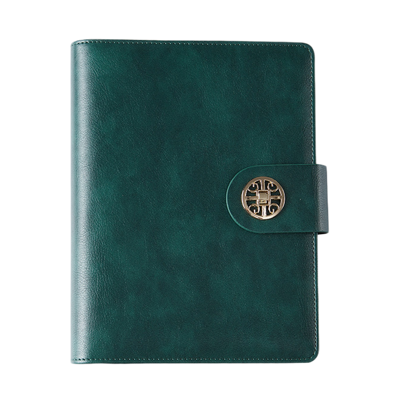 PU Leather A5 Business Travel Journal Binder Notebook 10