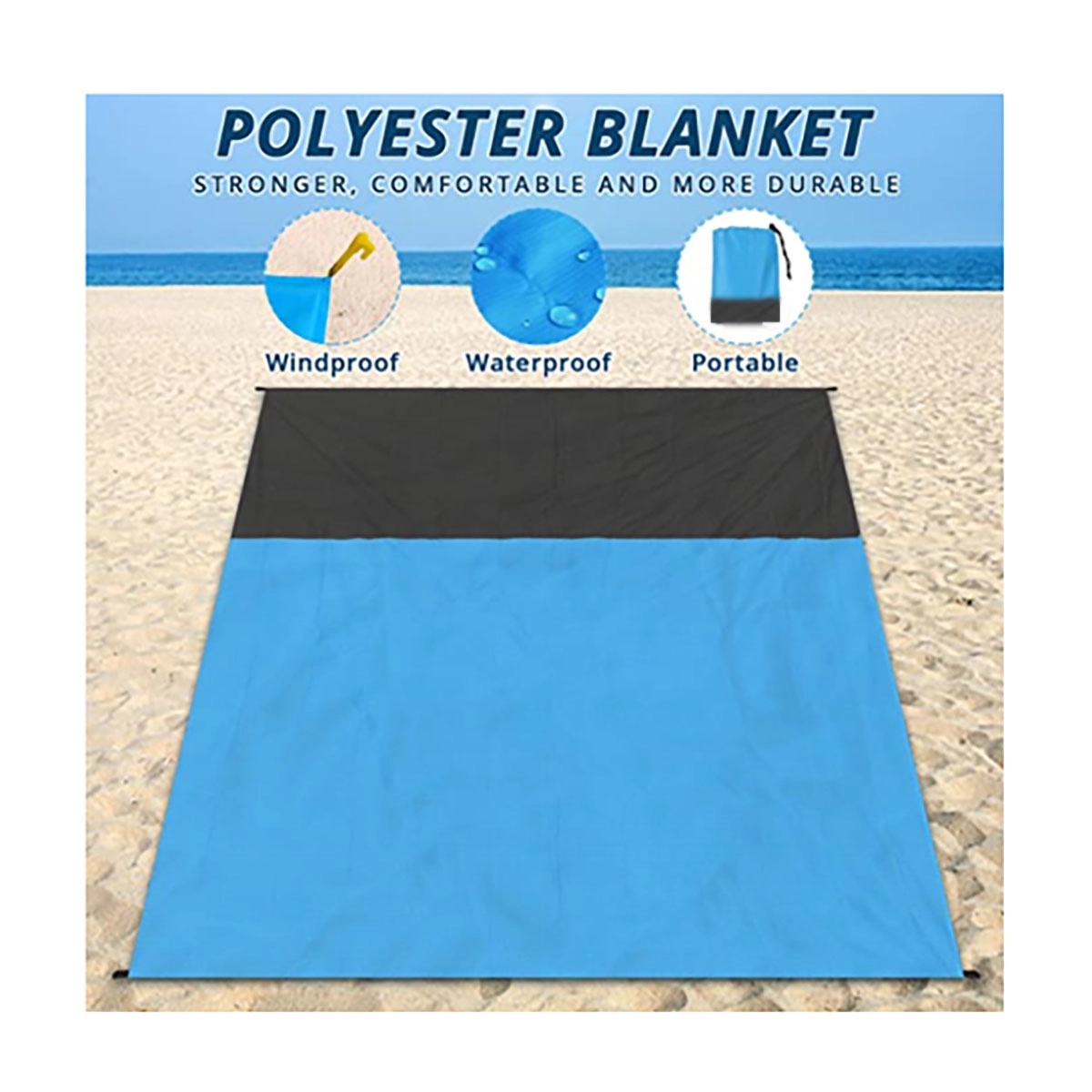 Waterproof Sandproof Beach Blanket 2
