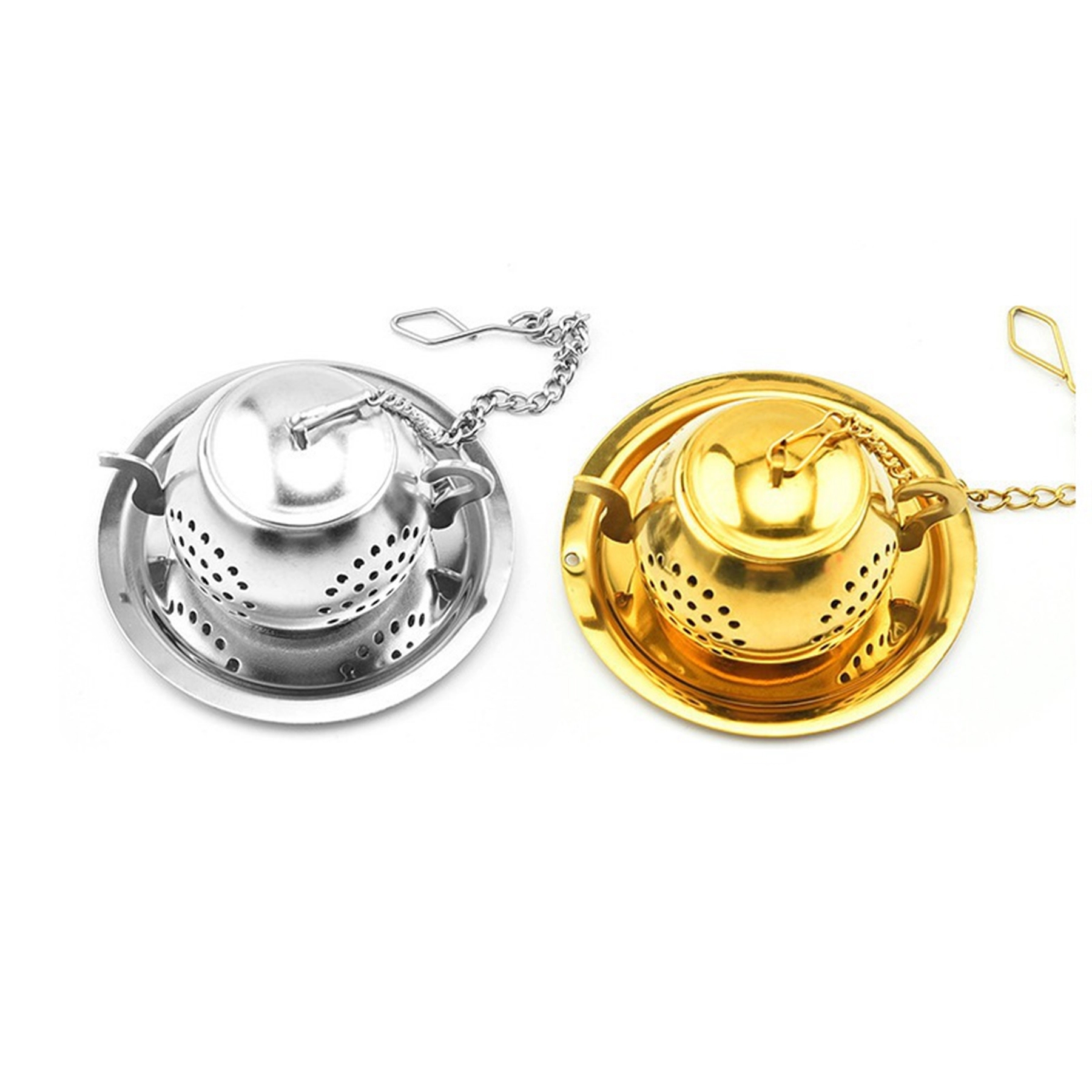 Stainless Steel Teapot Shape Tea Leaf Infuser 11