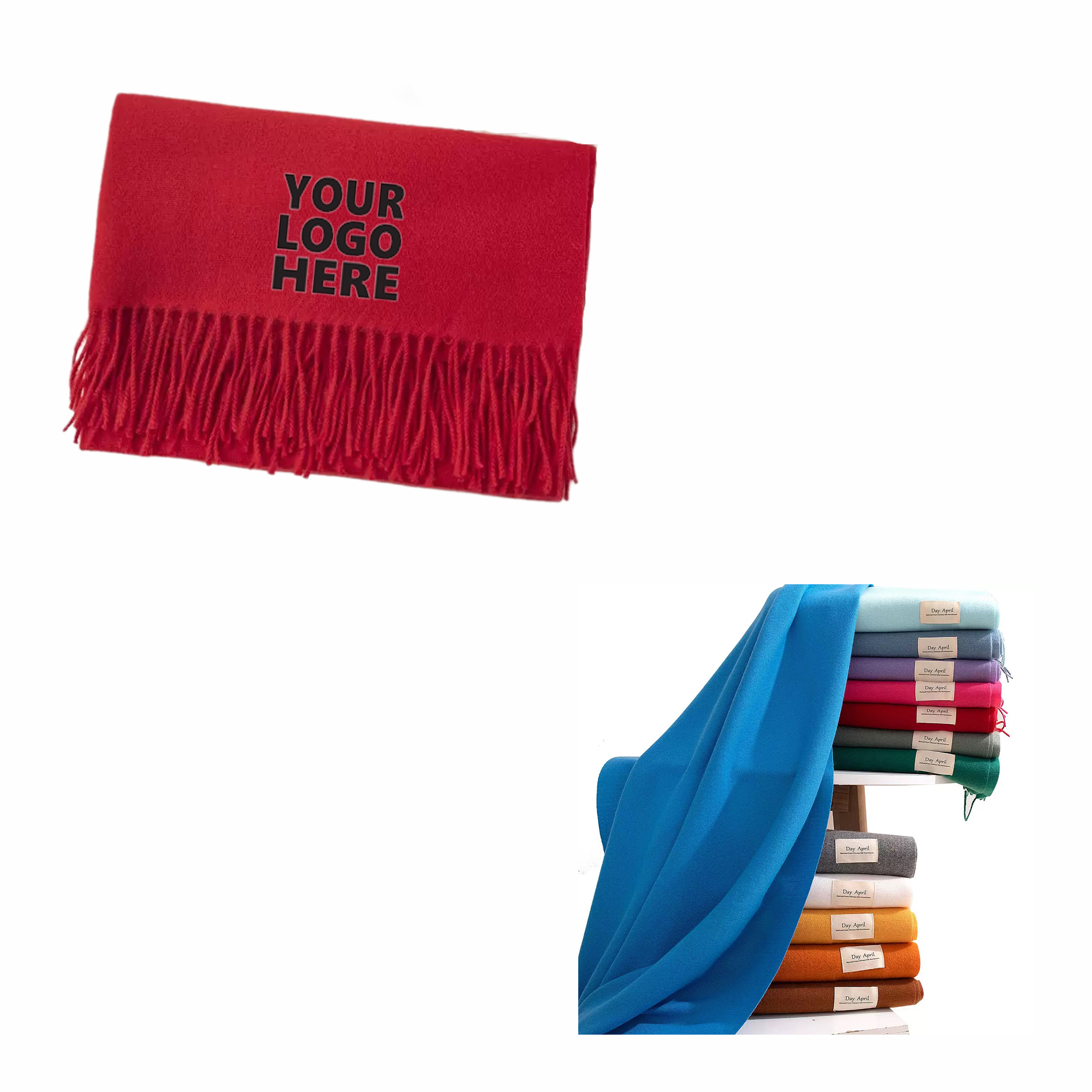 Pashmina Shawl Wraps Cashmere Feel Fashion Scarf MOQ 1pcs 1
