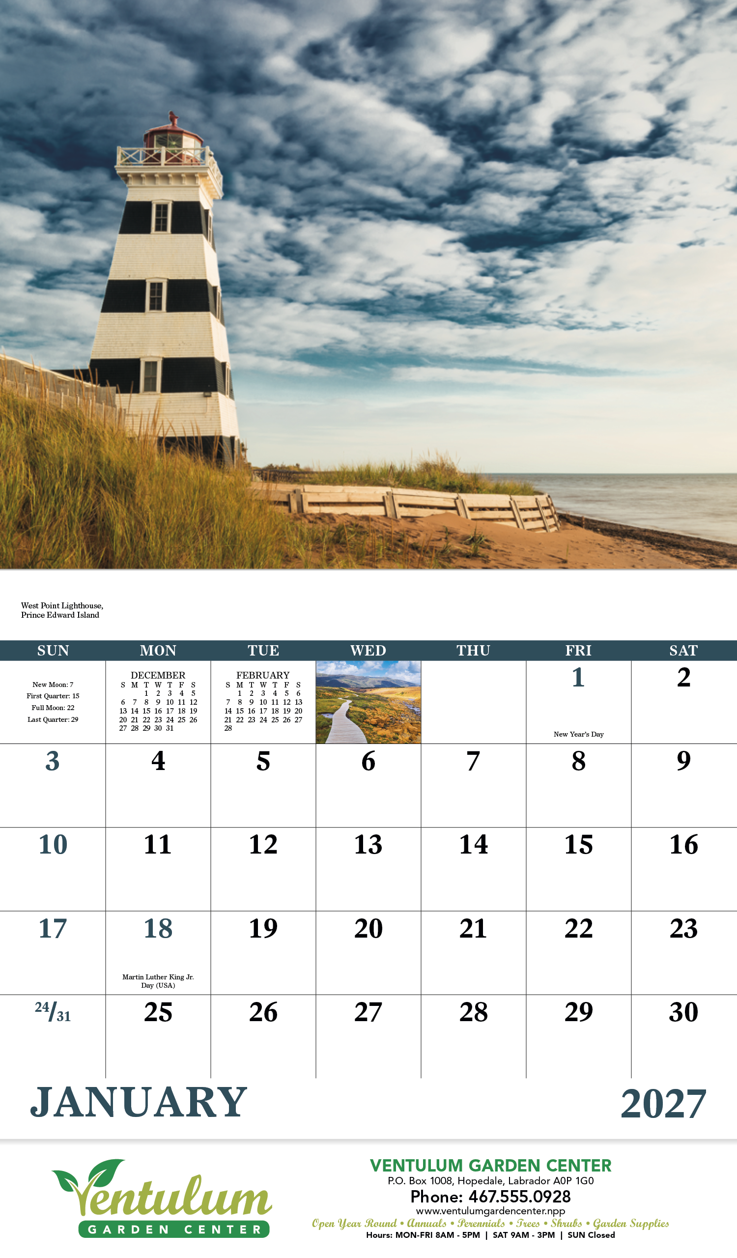 Good Value™ Atlantic Voyages - Stapled Calendar 54
