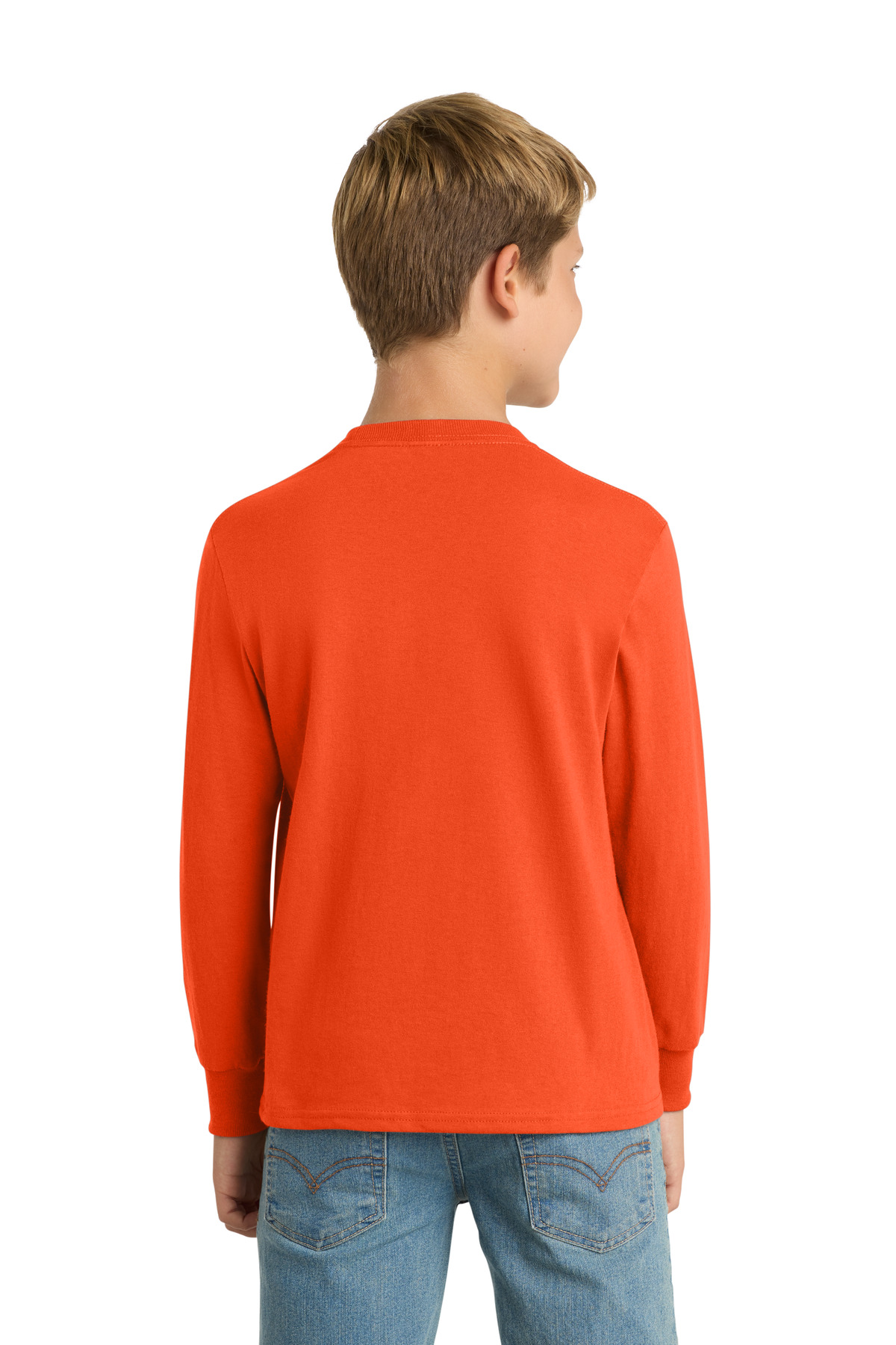 Port & Co Youth Long Sleeve Core Cotton Tee. PC54YLS 47