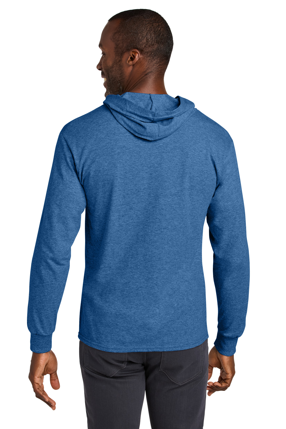 Jerzees Classics Unisex Cotton Long Sleeve Hooded T-Shirt 363LH 68