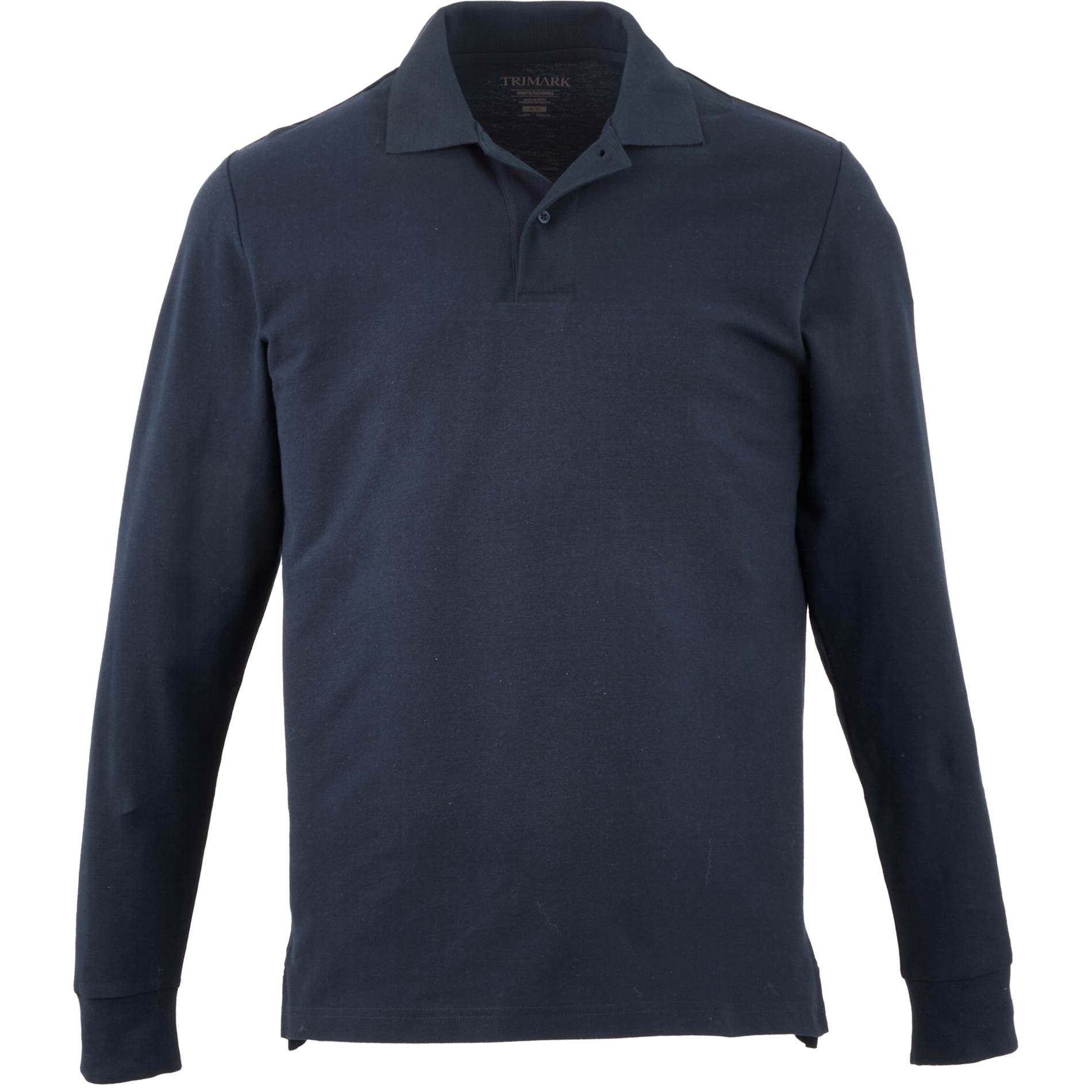 PALO Long Sleeve 100% Cotton Pique Polo - Men's