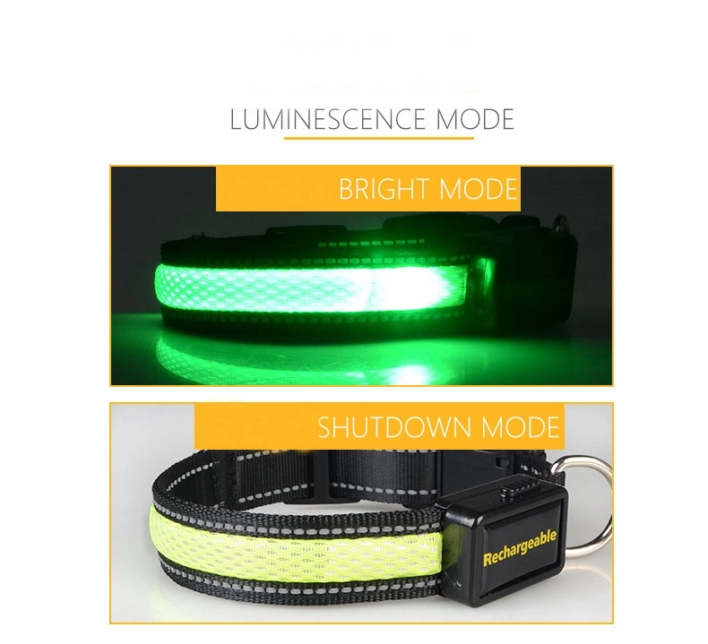 Rechargeable LED Pet Collar 5