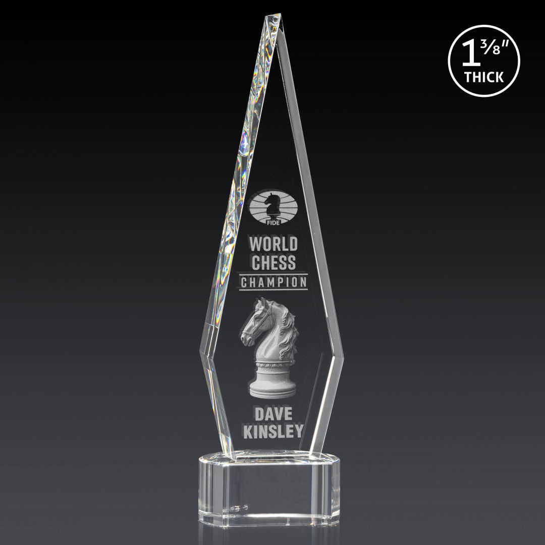 Springfield 3D Award on Paragon Base - Clear 6