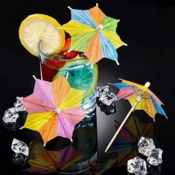 Decorative Cocktail Umbrella Toothpicks 4