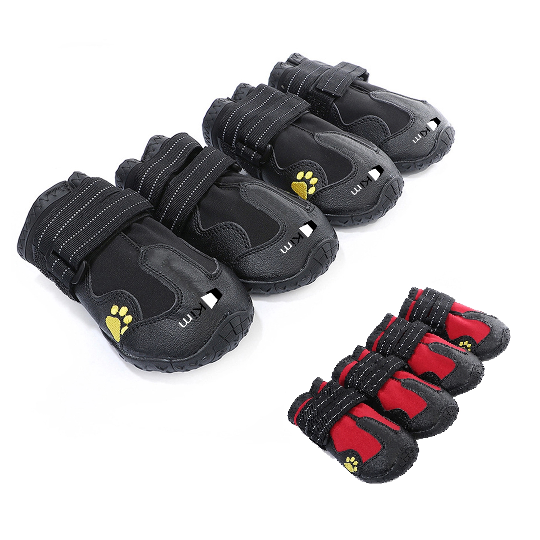 Outdoor Sports Pet Shoes Four Pack 2