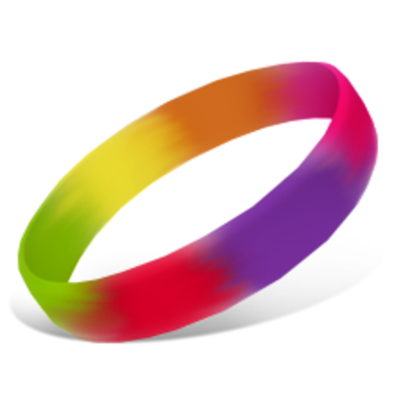 1 Inch Full Color Printed Wristbands 162