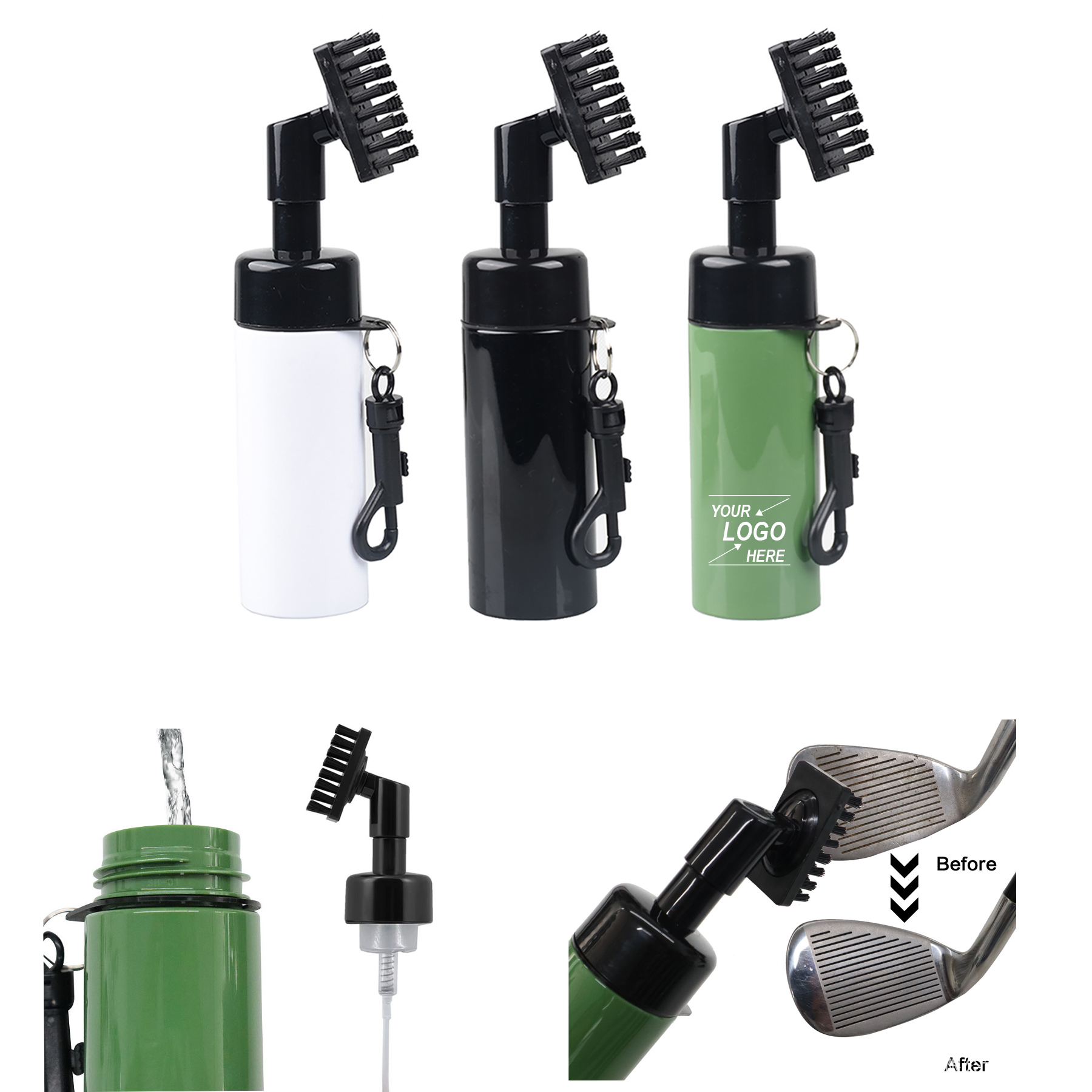 Golf Club Cleaning Brush Tool