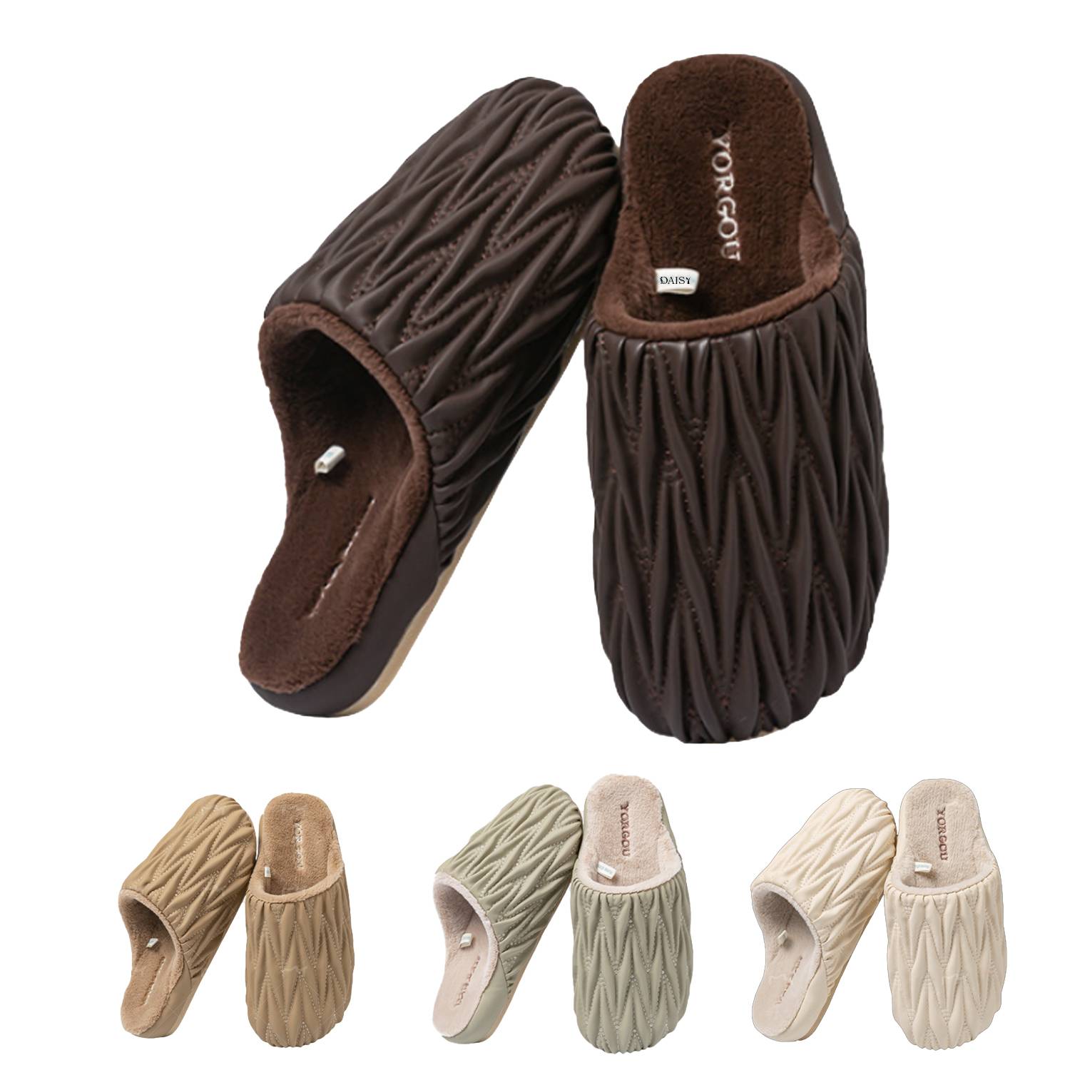 Soft Winter Cotton Slippers for Home 2