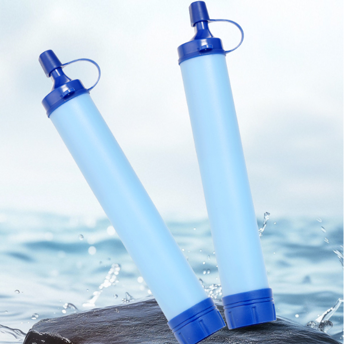 Portable Water Filter Straw Outdoor Survival Emergency Use 9