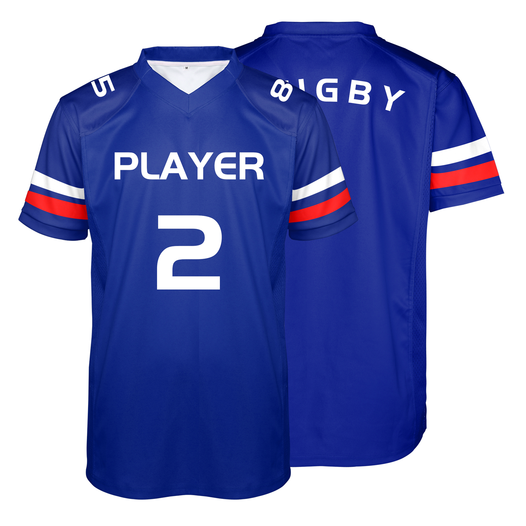 Custom Performance Personalized Rugby Jersey (Full Color Dye Sublimated) 13