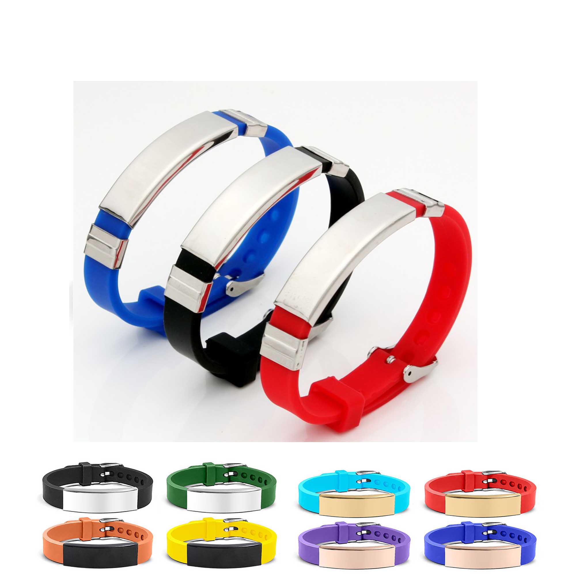 Adjustable Stainless Steel Unisex Bracelets 2