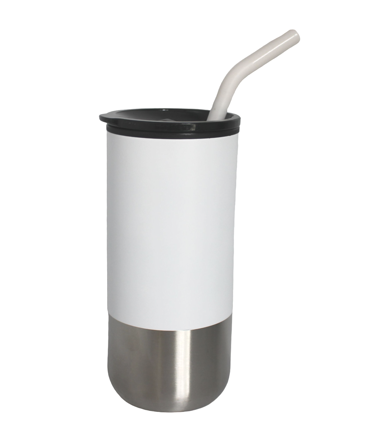 18oz. Double Wall Stainless Steel Mug w/Straw 12