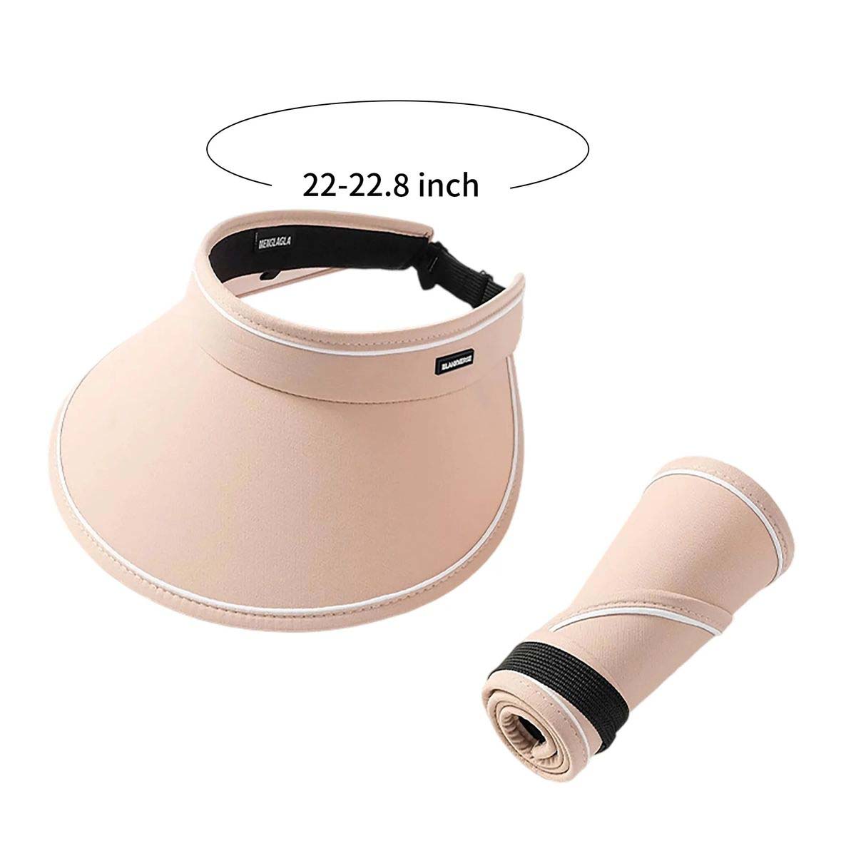 Adjustable UV Protection Visor Hat with Open Top 8