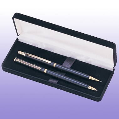 Matte black/Brass Pen and Pencil Set. 1
