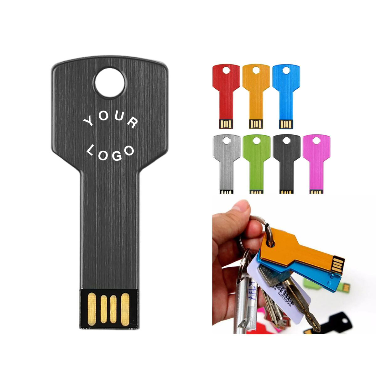 8GB USB Flash Drive with Laser Engraving Option 4