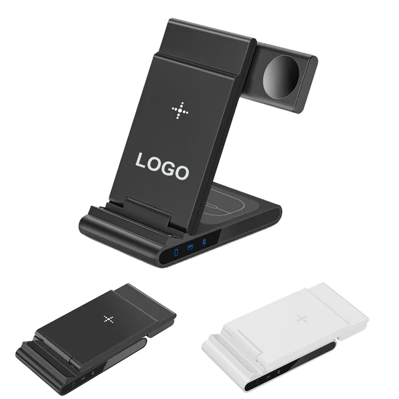 Foldable Fast Charging 3-In-1 Wireless Charger 3