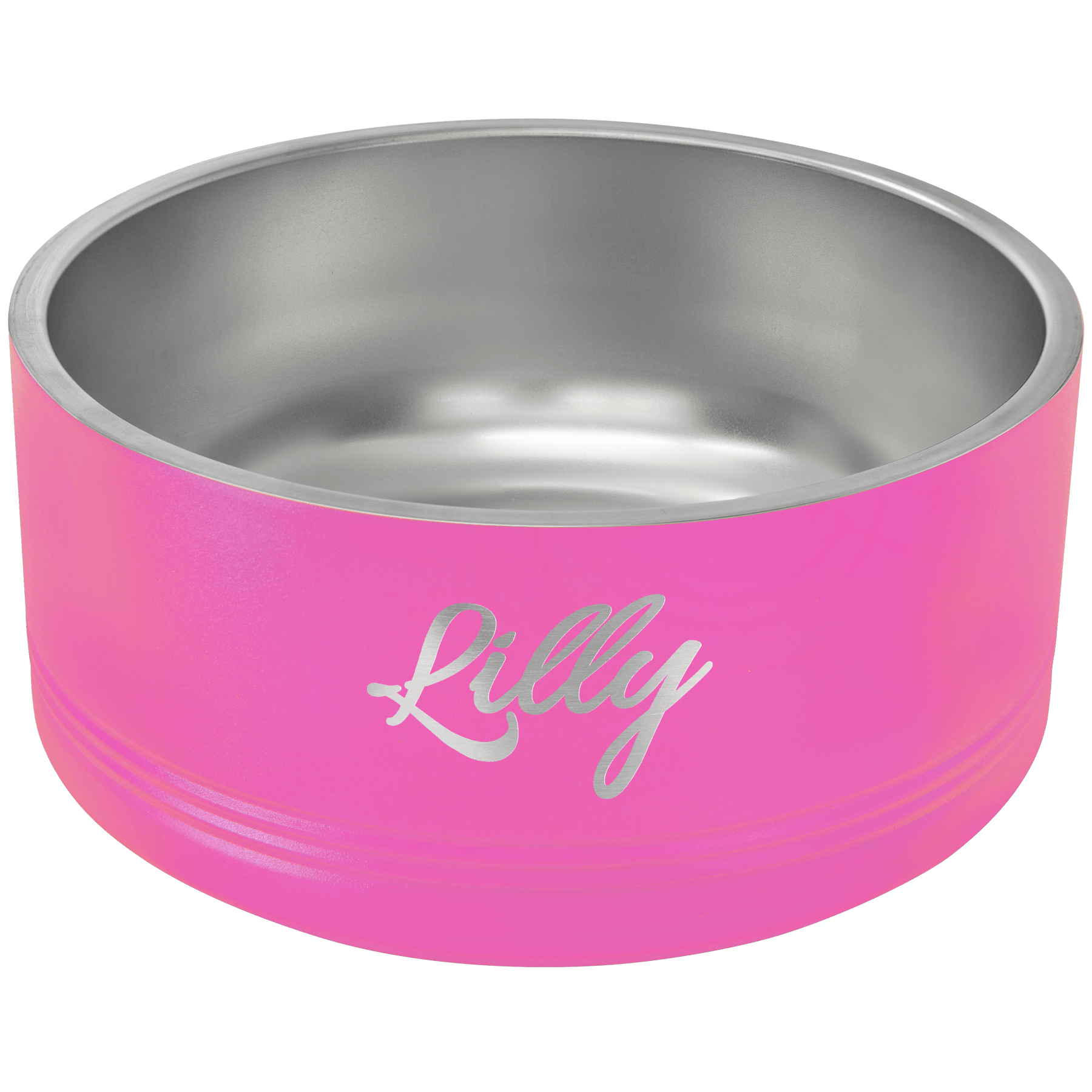 Polar Camel 64 oz. Large Pink Pet Bowl 2