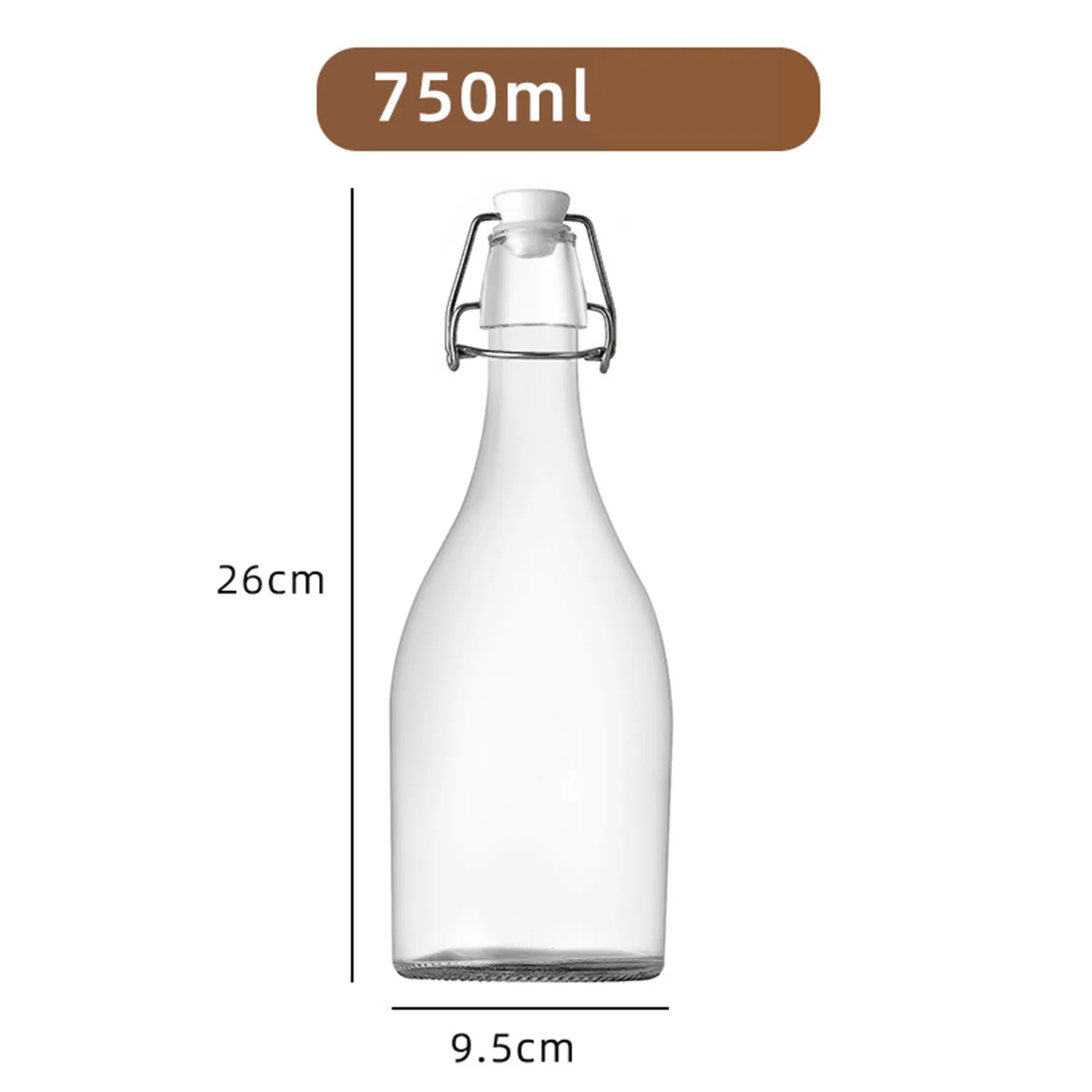 Buckle Glass Beverage Bottle 5