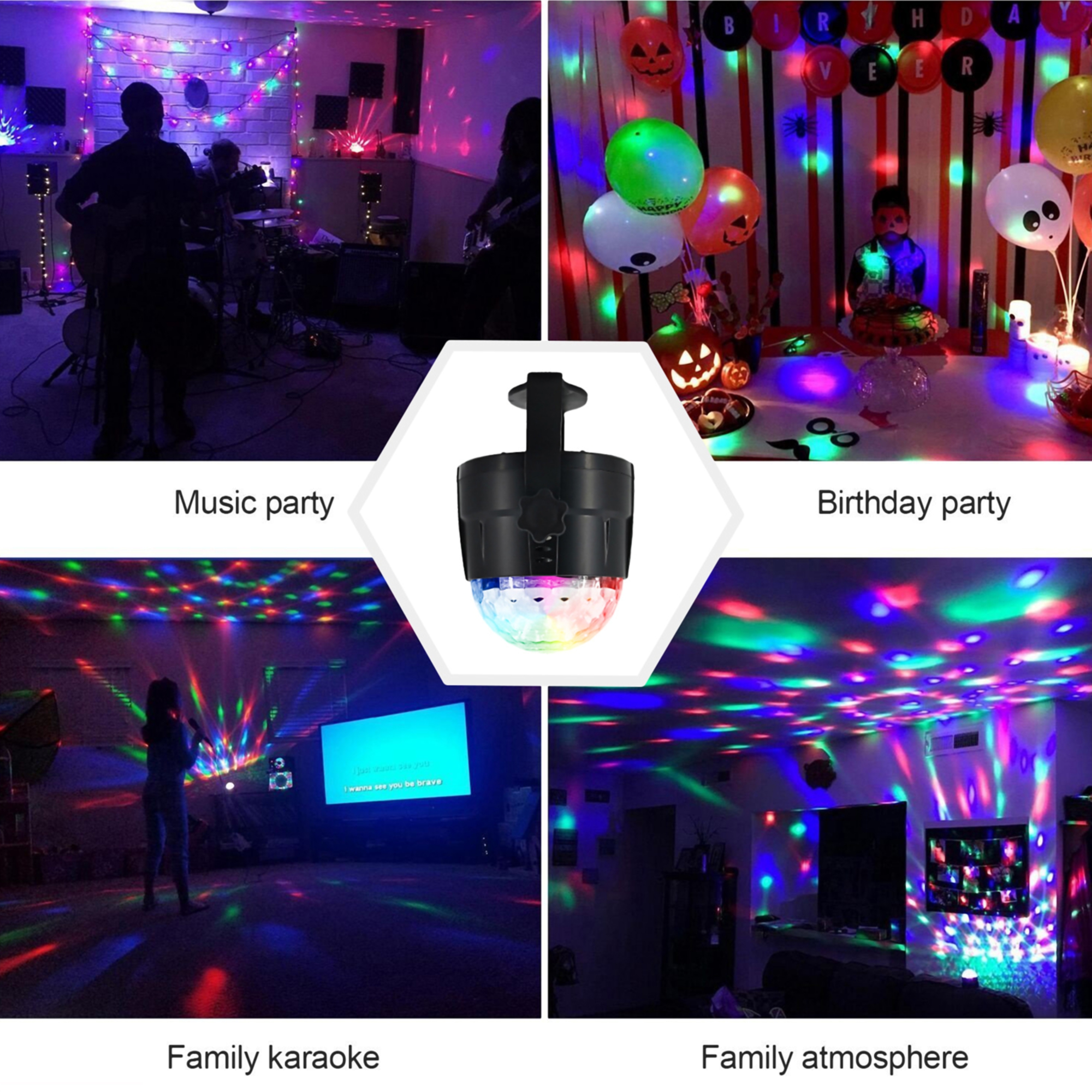 Portable Disco Ball Party Light 4