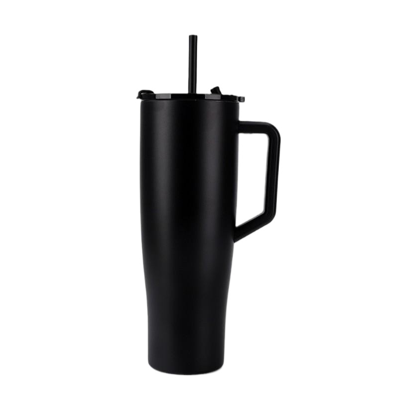 40 oz Leakproof Stainless Steel Insulated Tumbler W/ Lid & Straw 5