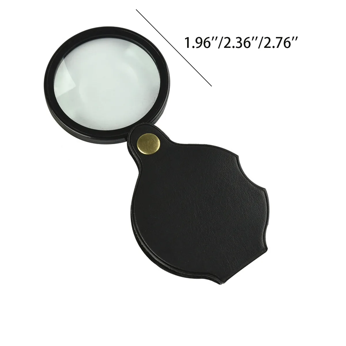 Mini Pocket Magnifier with Rotating Protective Holster, custom ruler with logo imprint 3