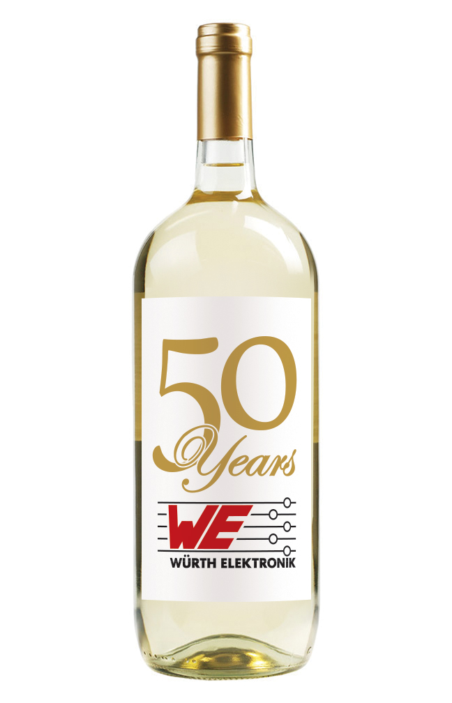 Labeled Chardonnay White Wine 1.5L with Full-Color Custom Label 1