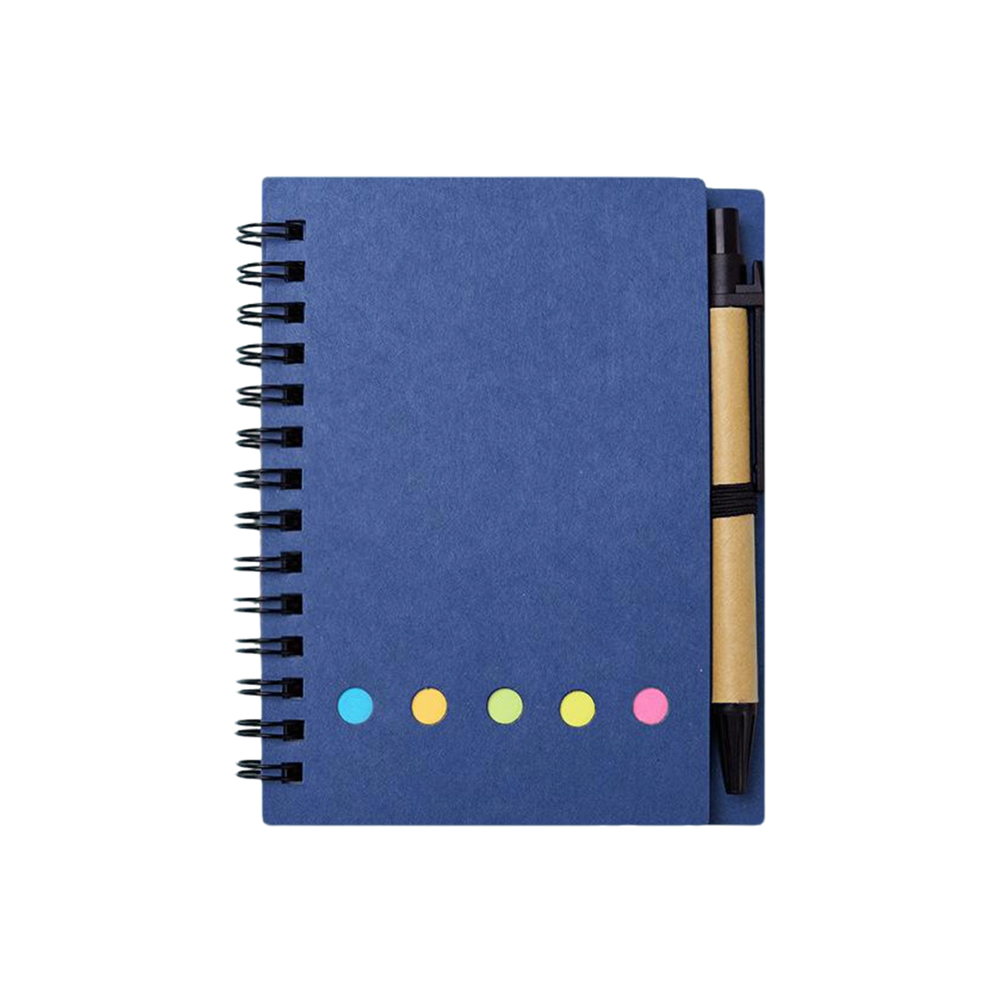 Recycled Spiral Notebook With Pen 5.91" By 4.72" 4