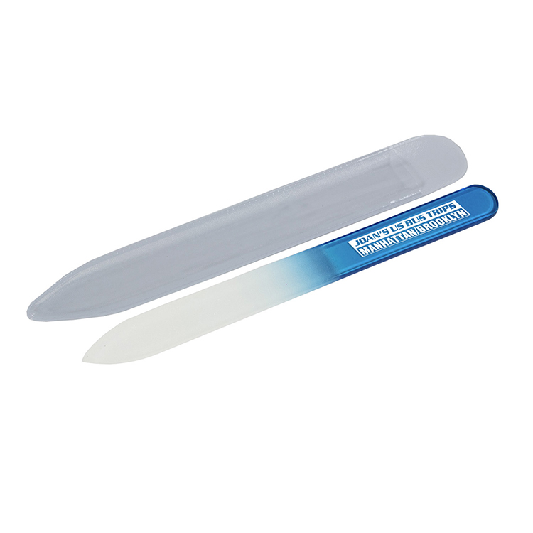 "Nailed It" Tempered Glass Nail File in Clear Sleeve 27