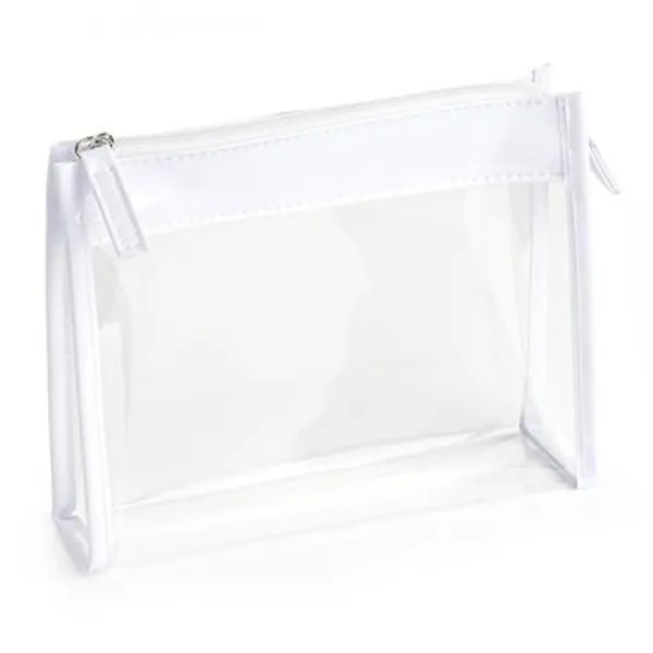Clear PVC White Trim Bag 4