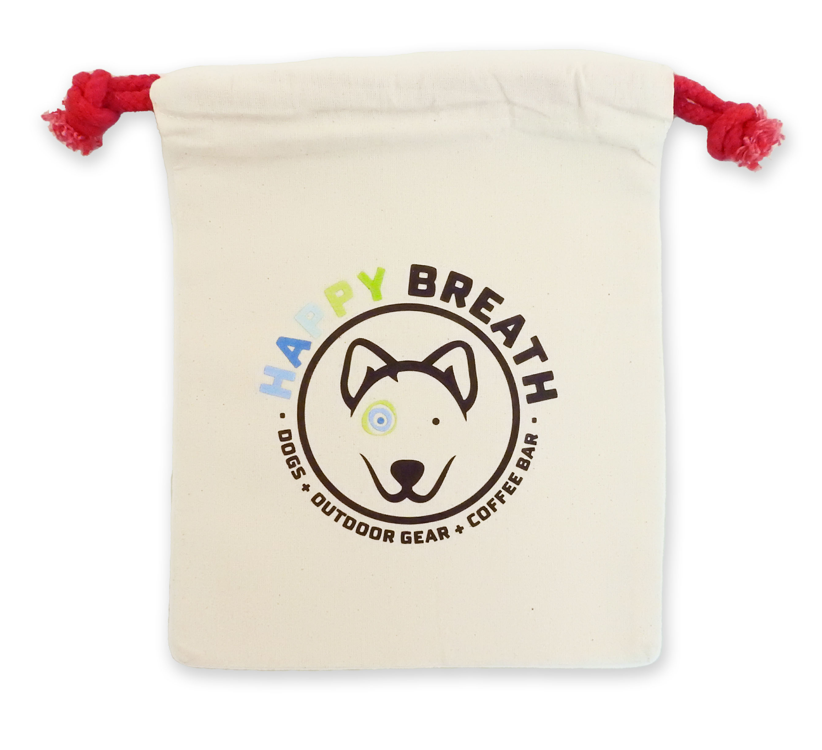 INRD "RED" SeriesCotton Drawstring Bag 8x10" 1