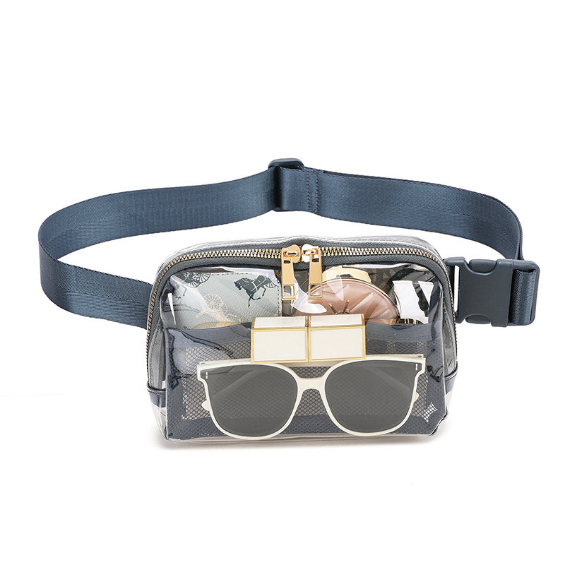 Clear Fanny Pack Stadium Approved Belt Bag with Adjustable Strap 12