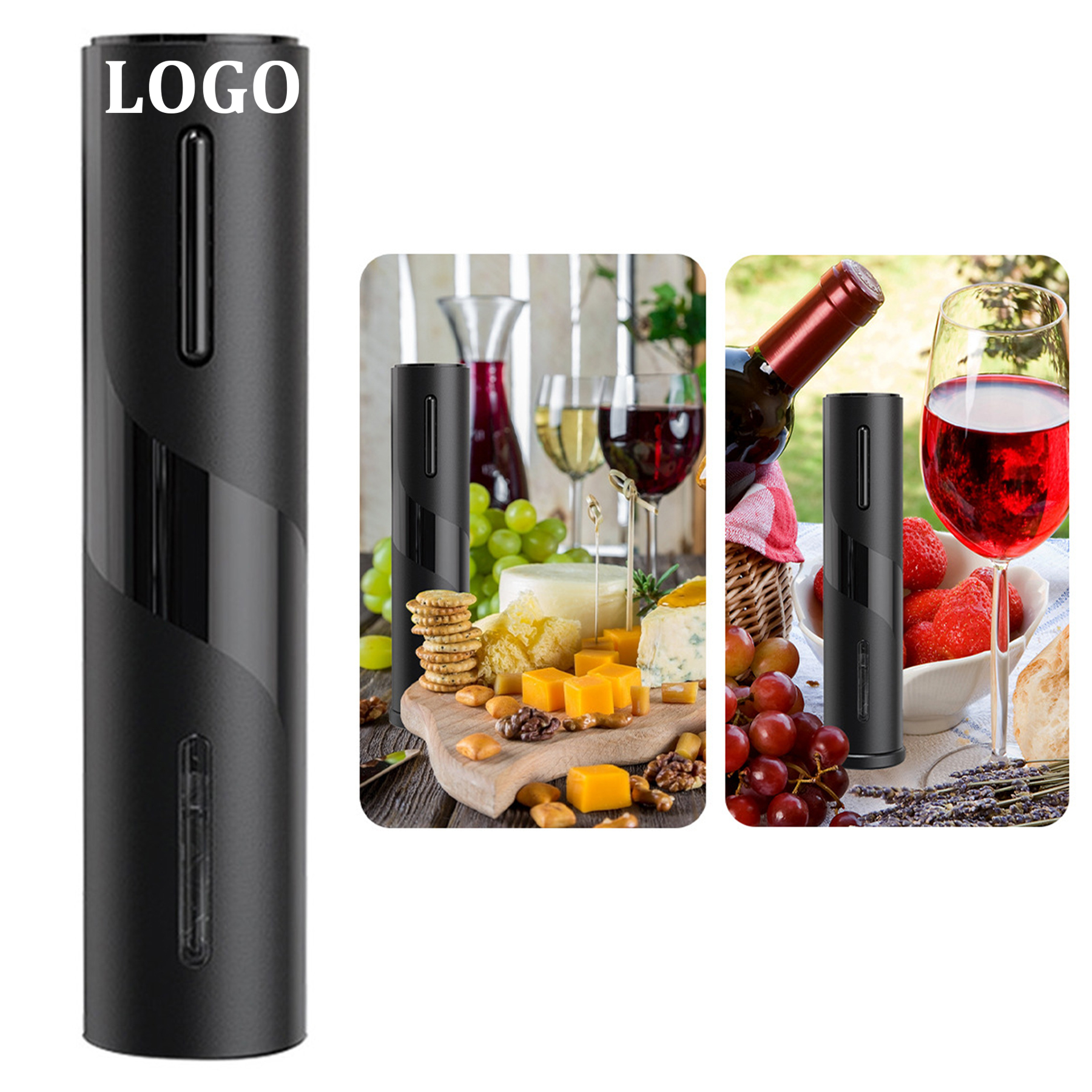 Reusable Cordless Wine Bottle Corkscrew with Foil Cutter 1
