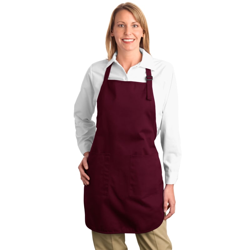 Port Authority Full-Length Apron With Pockets. 9