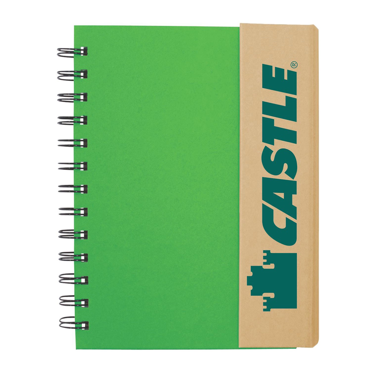 Eco-Recycled Journal&Notebook w/Sticky Notes, Flags, & Pen 10