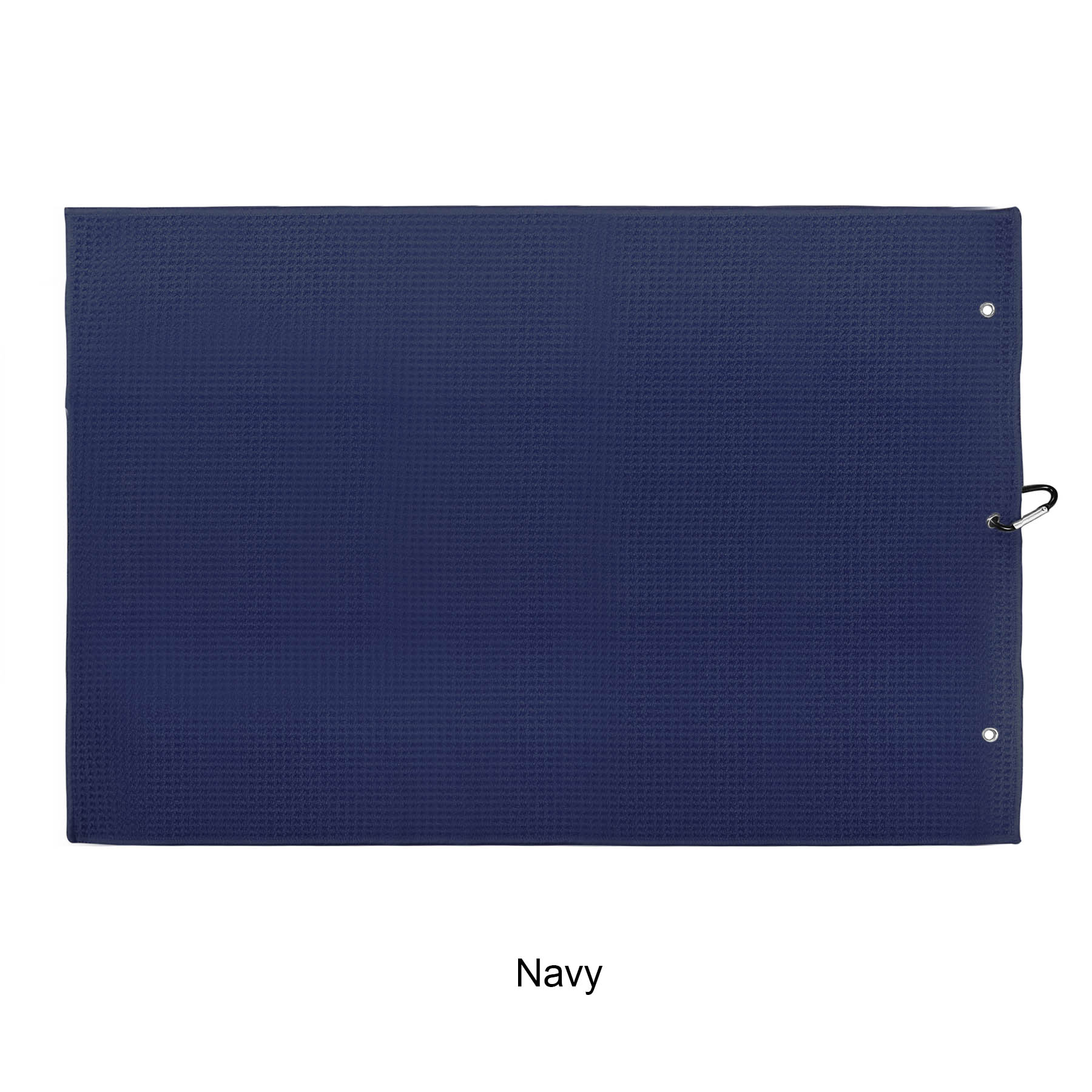 Microfiber Waffle Two-fold Golf Towel w/ Carabiners Clip 16" x 24" 6
