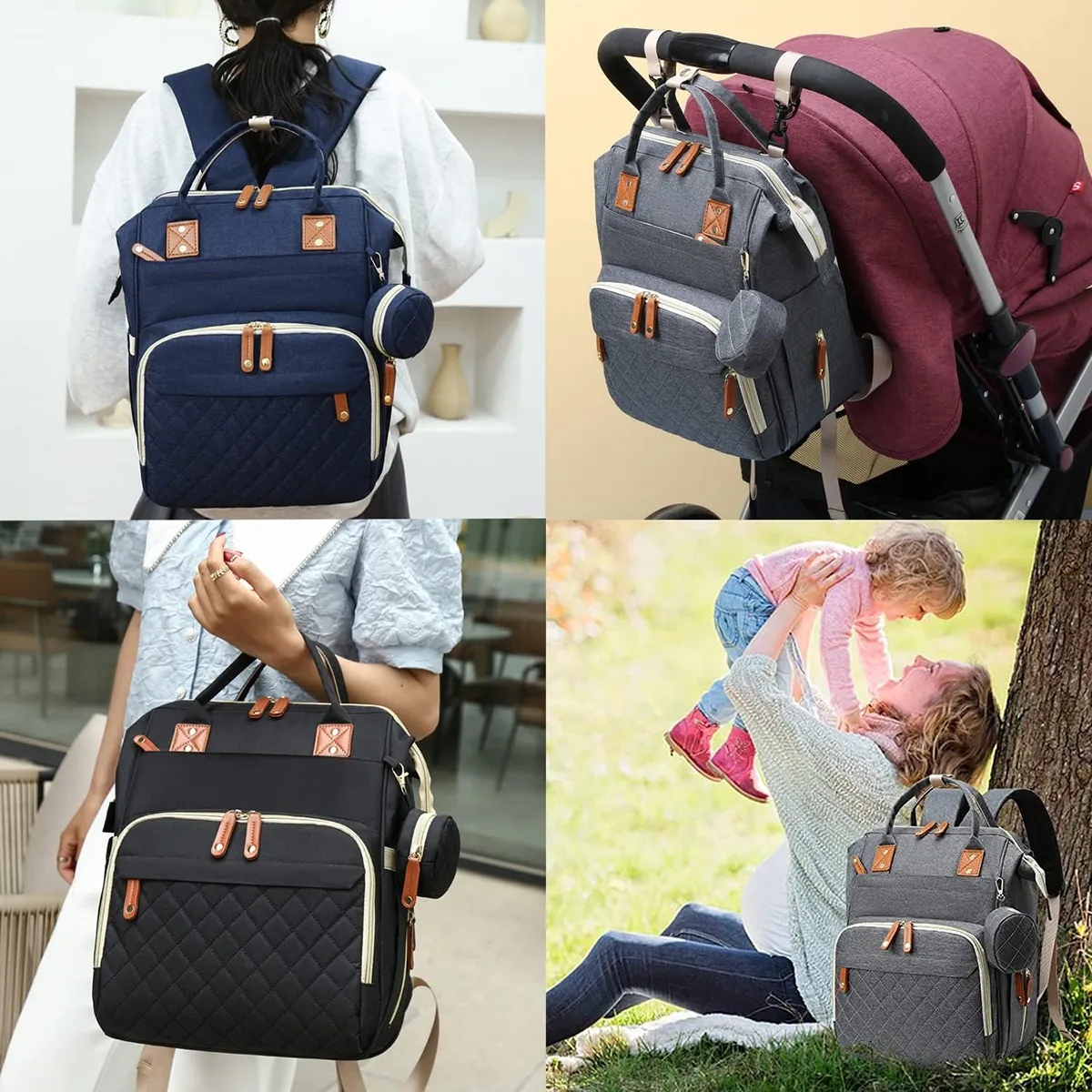 Multifunction Diaper Bag Backpack 5