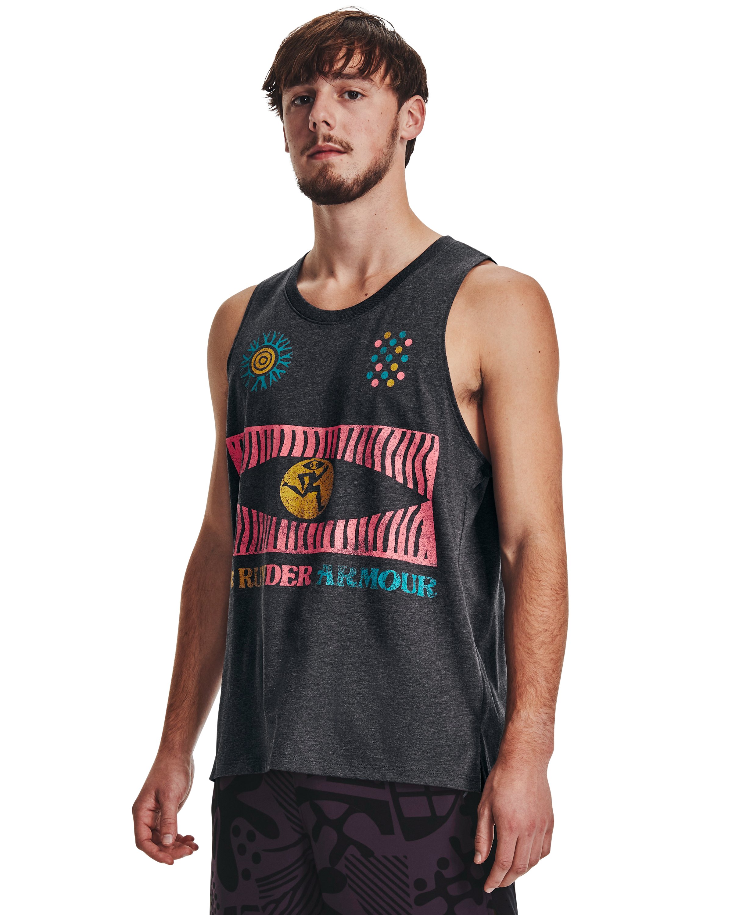 Men's UA We Run In Peace Singlet 3