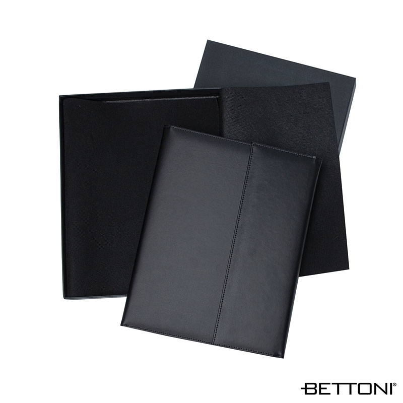 Bettoni®  Atrani Bonded Leather Letter Size Padfolio 8