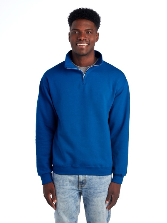 JERZEES NuBlend® Unisex Quarter-Zip Cadet Collar Sweatshirt 3