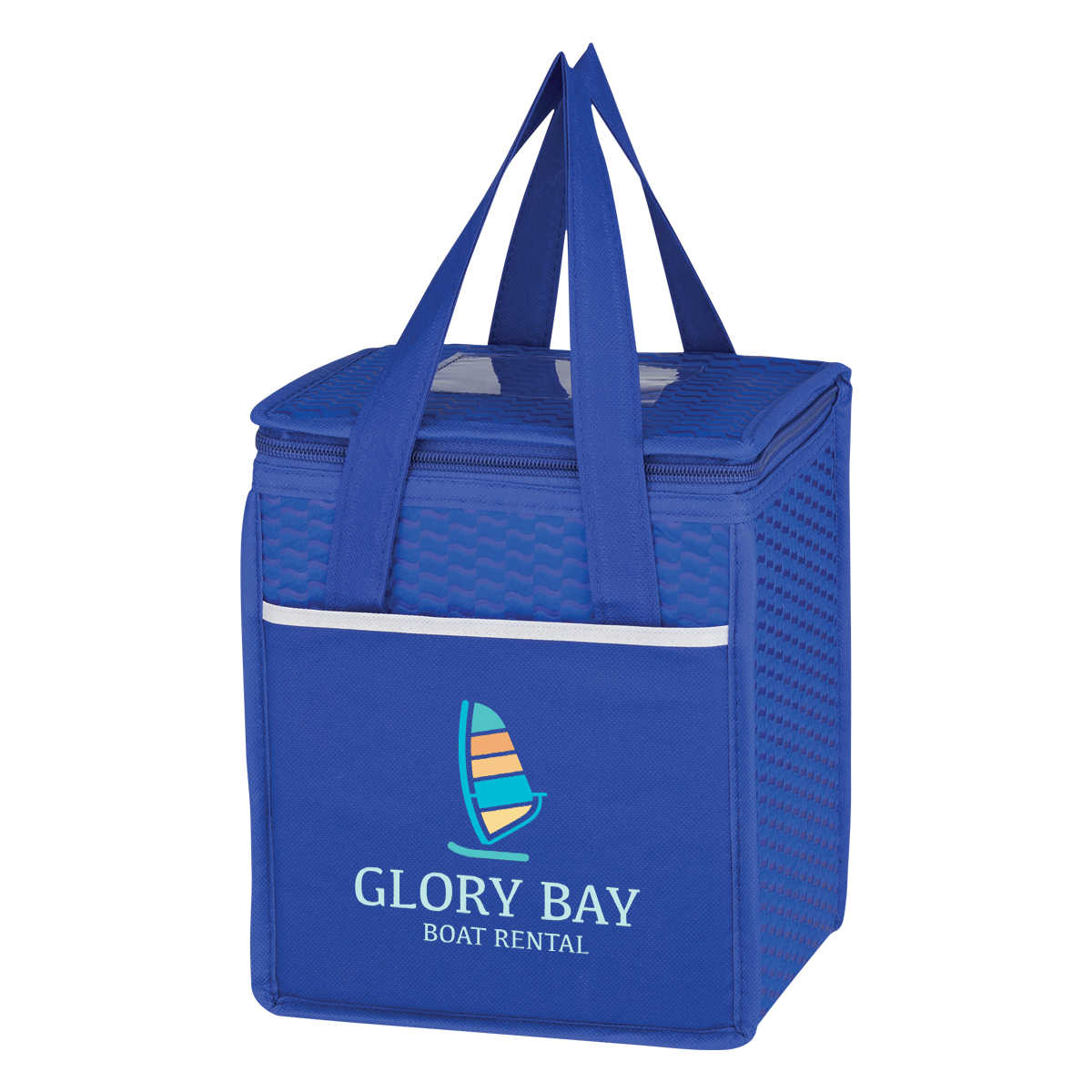 Non-Woven Wave Design Kooler Lunch Bag 13