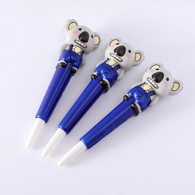 2 in 1 Squishy Bear Ball Pen and Squeeze Toy 4