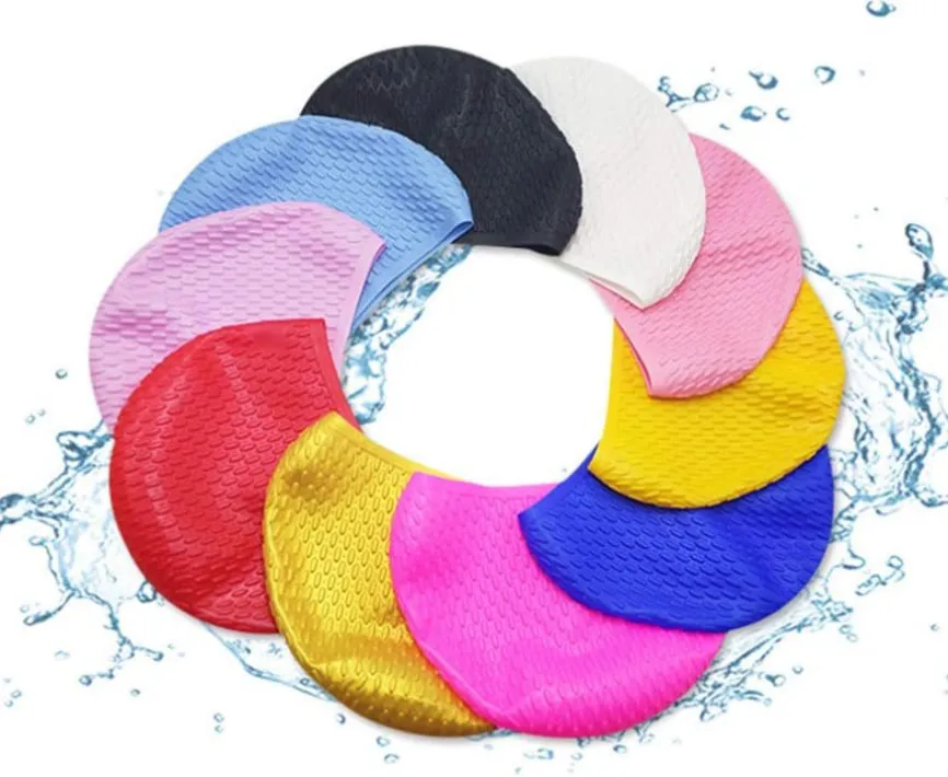 Durable Silicone Adult Swim Cap 5