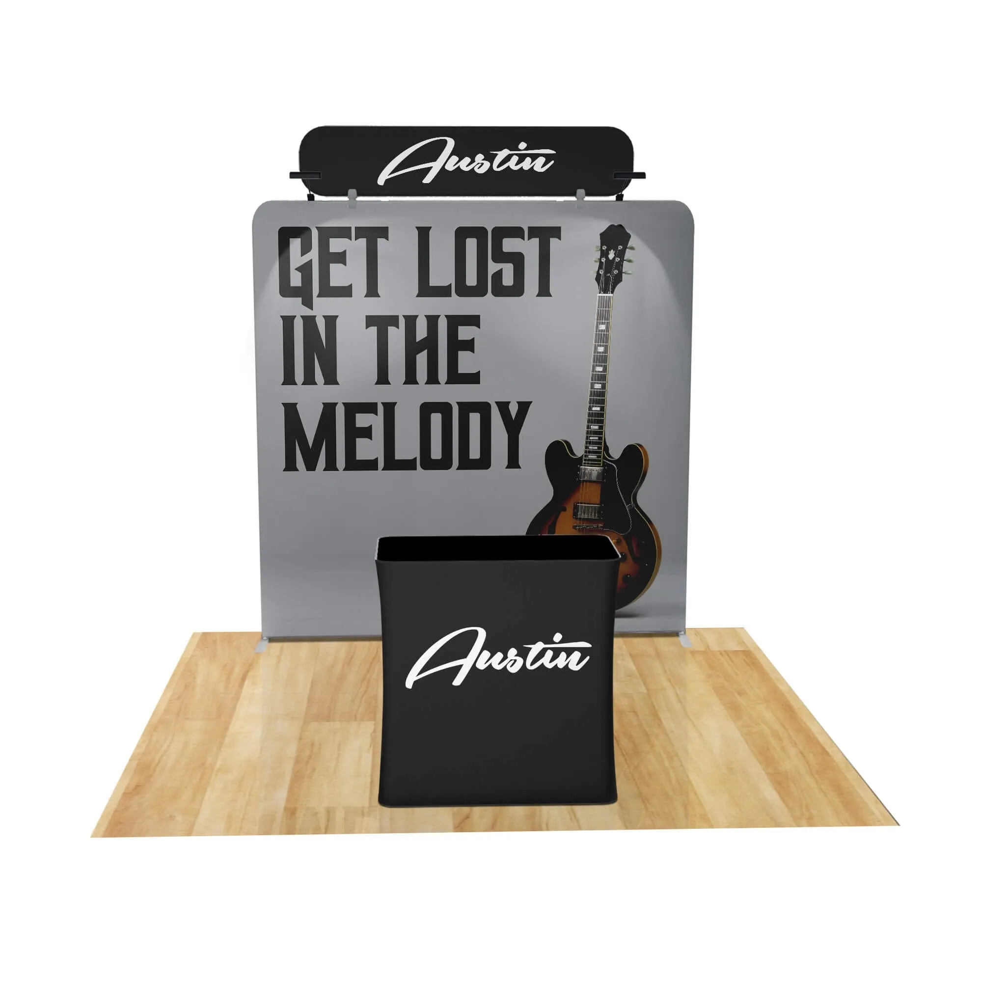 8ft Fastzip™ Trade Show Booth Value Package 2