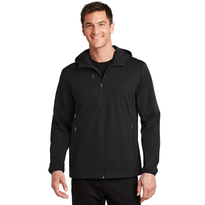 Port Authority Active Hooded Soft Shell Jacket. 21