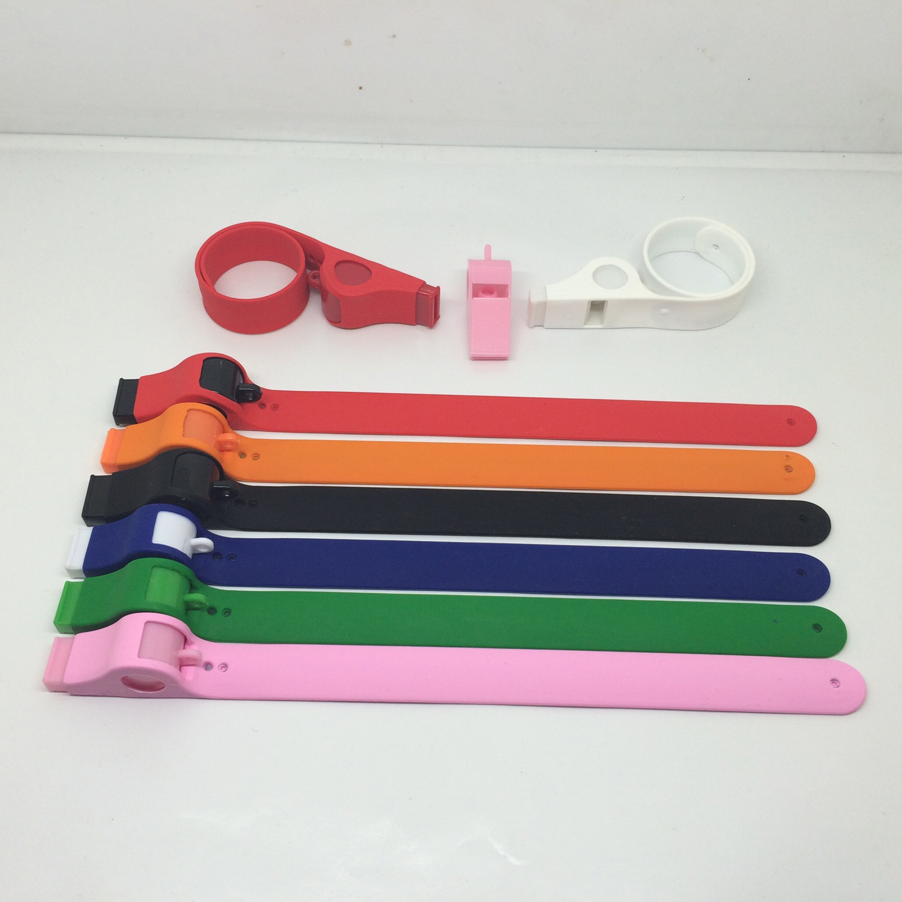 Silicone Wristband with Whistle 4