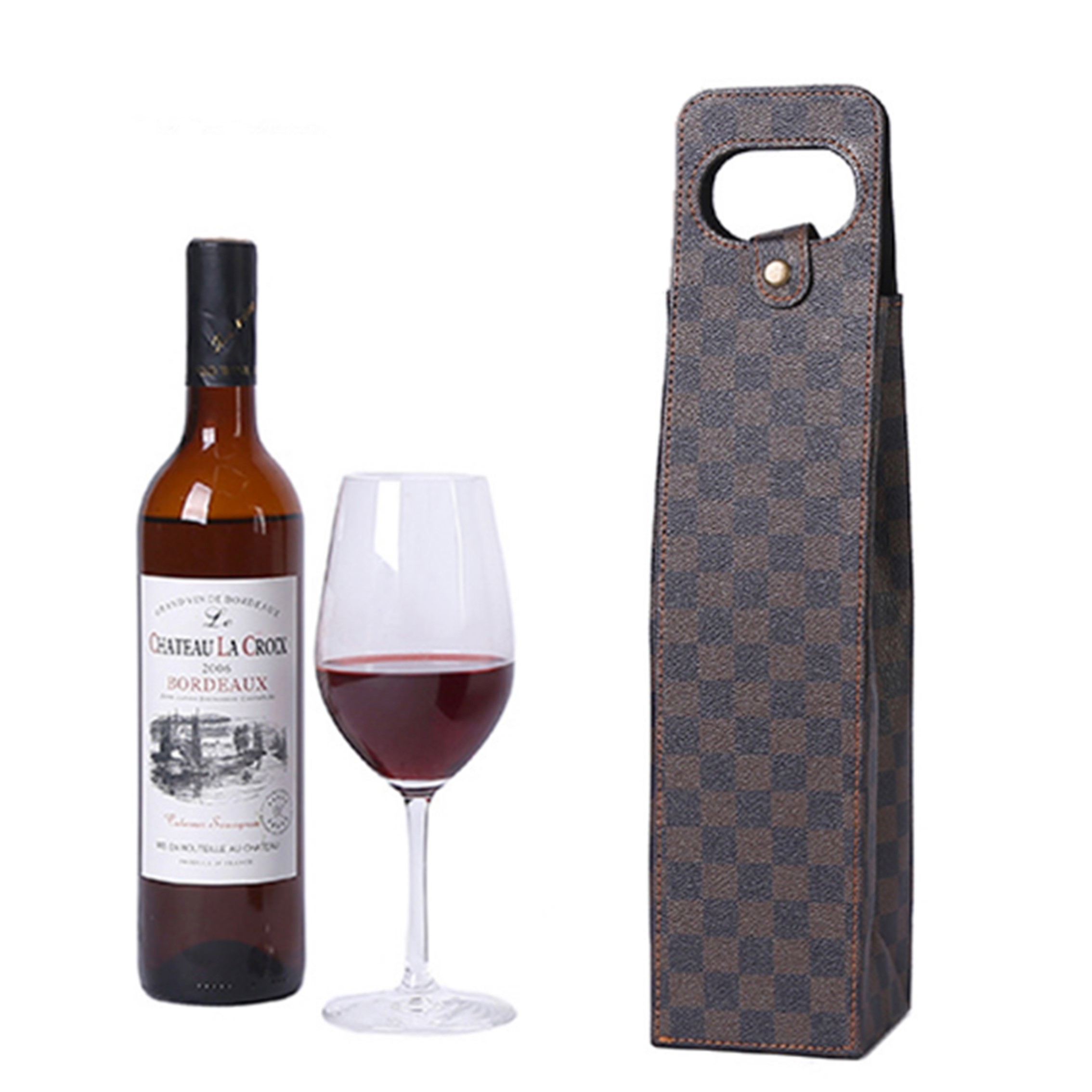 Business Grid Protection Wine Carrying Tote Bag 3