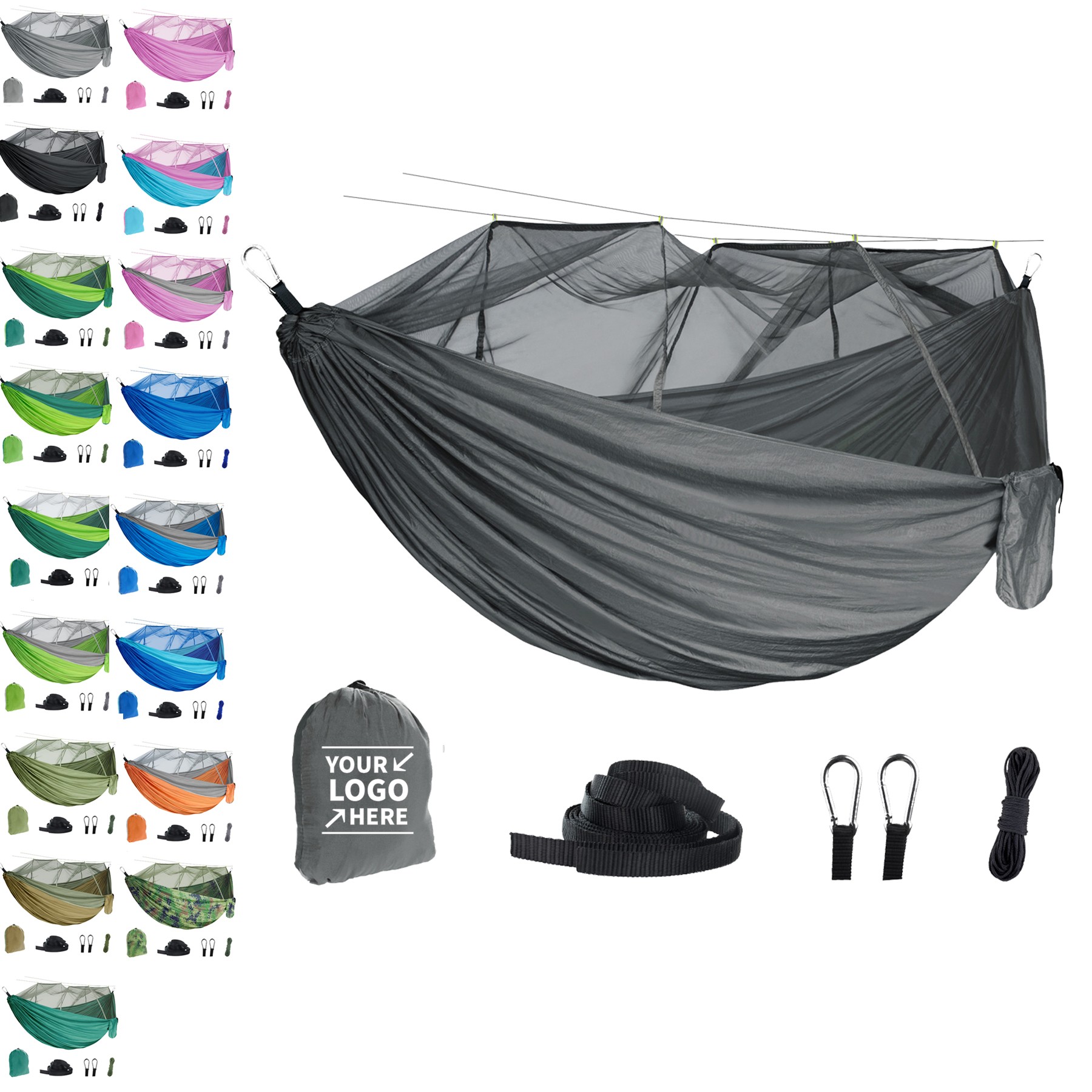 Camping Hammock With Mosquito Net